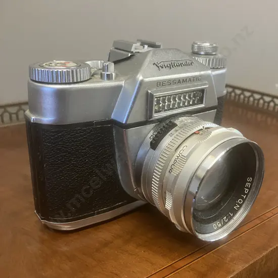 Voigtländer Bessamatic Premium German 35mm SLR From The Late 1950s With The Legendary Color-Septon 50mm f/2 Lens