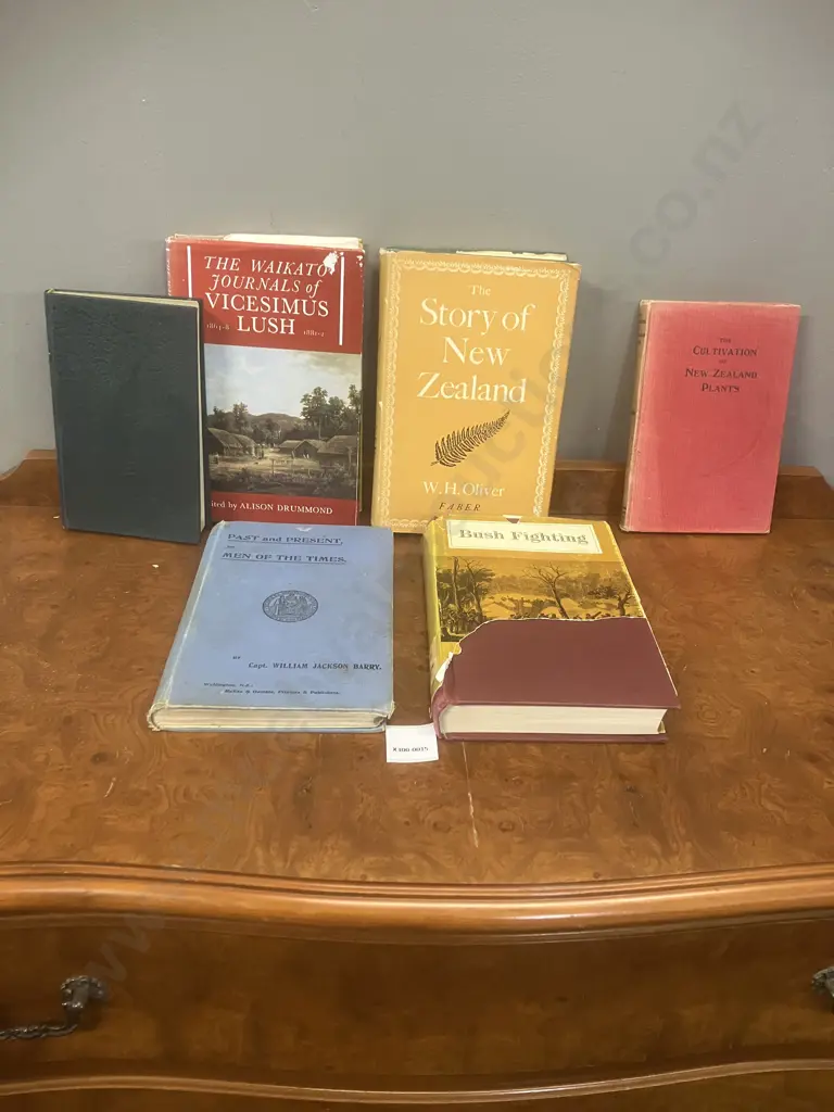 Cultivation of NZ Plants 1923, Alexander Bush Fighting, Vicesimus Lush, Past & Present..., A Book of NZ Etc Image 1++