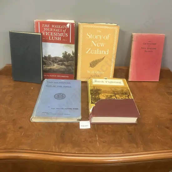 Cultivation of NZ Plants 1923, Alexander Bush Fighting, Vicesimus Lush, Past & Present..., A Book of NZ Etc