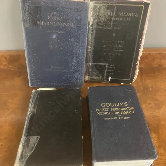 Books - Goulds Pocket Pronouncing Medical Dictionary 1950, Materia Medica, Extra Pharmacopeia Vol1, The Prescriber