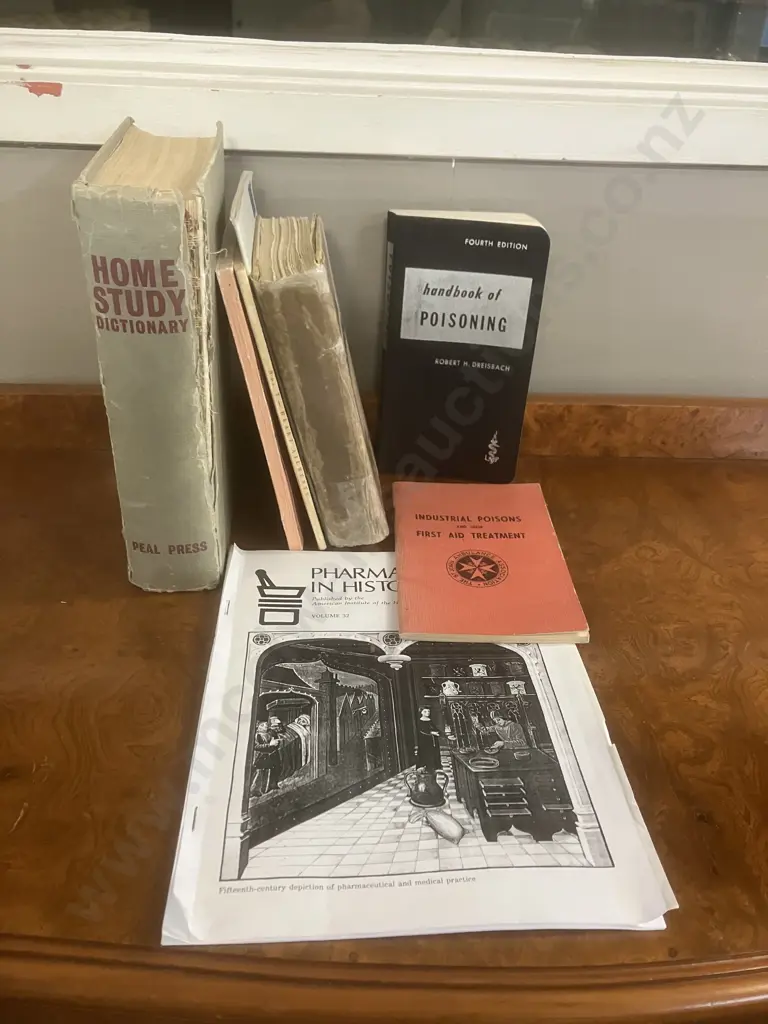 Books - Handbook of Poisoning Robert H Dreisbach 1963, St Johns Industrial Poisons & Their First Aid Treatment Etc Image 1++