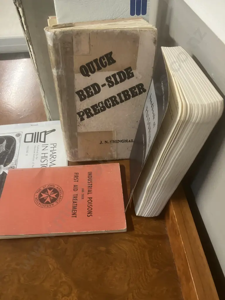 Books - Handbook of Poisoning Robert H Dreisbach 1963, St Johns Industrial Poisons & Their First Aid Treatment Etc Image 1++