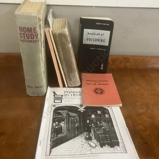 Books - Handbook of Poisoning Robert H Dreisbach 1963, St Johns Industrial Poisons & Their First Aid Treatment Etc