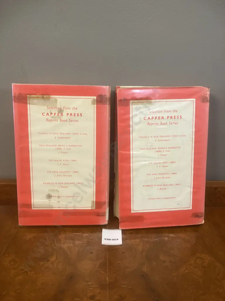 The Story of New Zealand: Past And Present- Savage And Civilised. (2 Volumes) Arthur S. Thomson 1974 Hardcover Image 1++