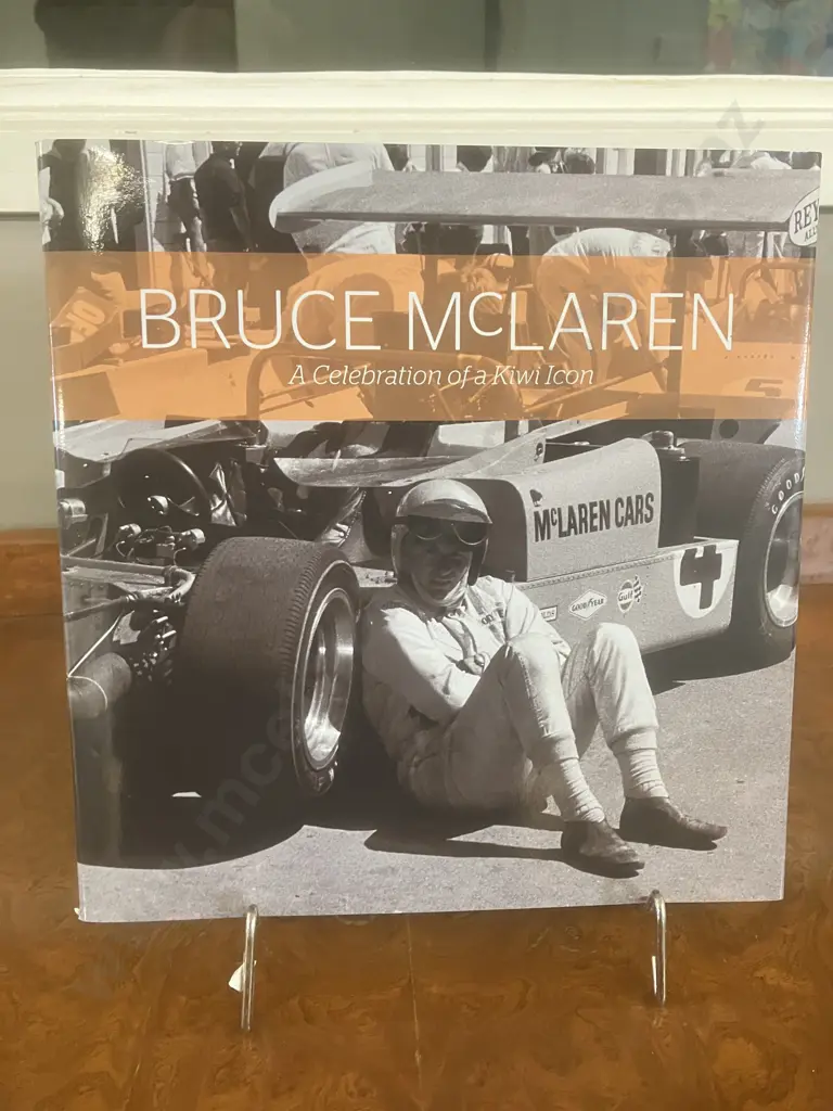 Bruce McLaren A Celebration of a Kiwi Icon by Michael Clark. 2009 First Edition Publisher Bruce McLaren Trust, Auckland Image 1++