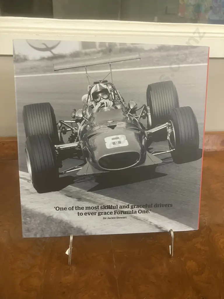 Chris Amon A Celebration of a Kiwi Icon by Michael Clark. 2010 First Edition Publisher Bruce McLaren Trust, Auckland Image 1++