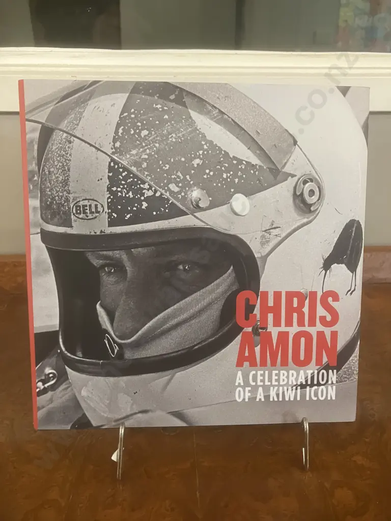 Chris Amon A Celebration of a Kiwi Icon by Michael Clark. 2010 First Edition Publisher Bruce McLaren Trust, Auckland Image 1++