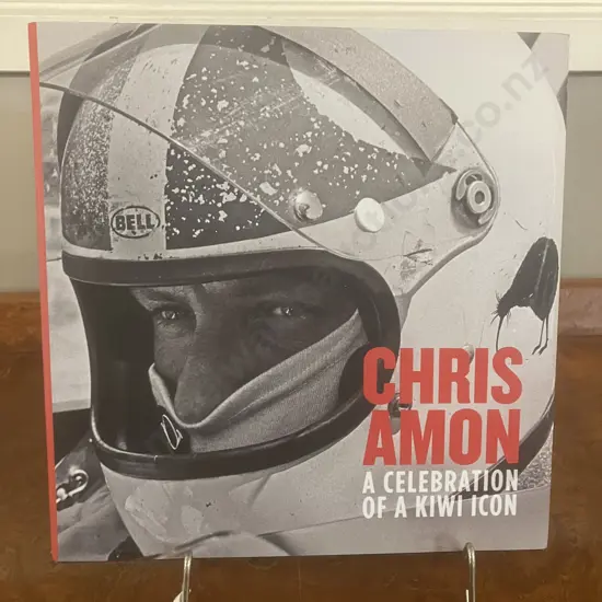 Chris Amon A Celebration of a Kiwi Icon by Michael Clark. 2010 First Edition Publisher Bruce McLaren Trust, Auckland