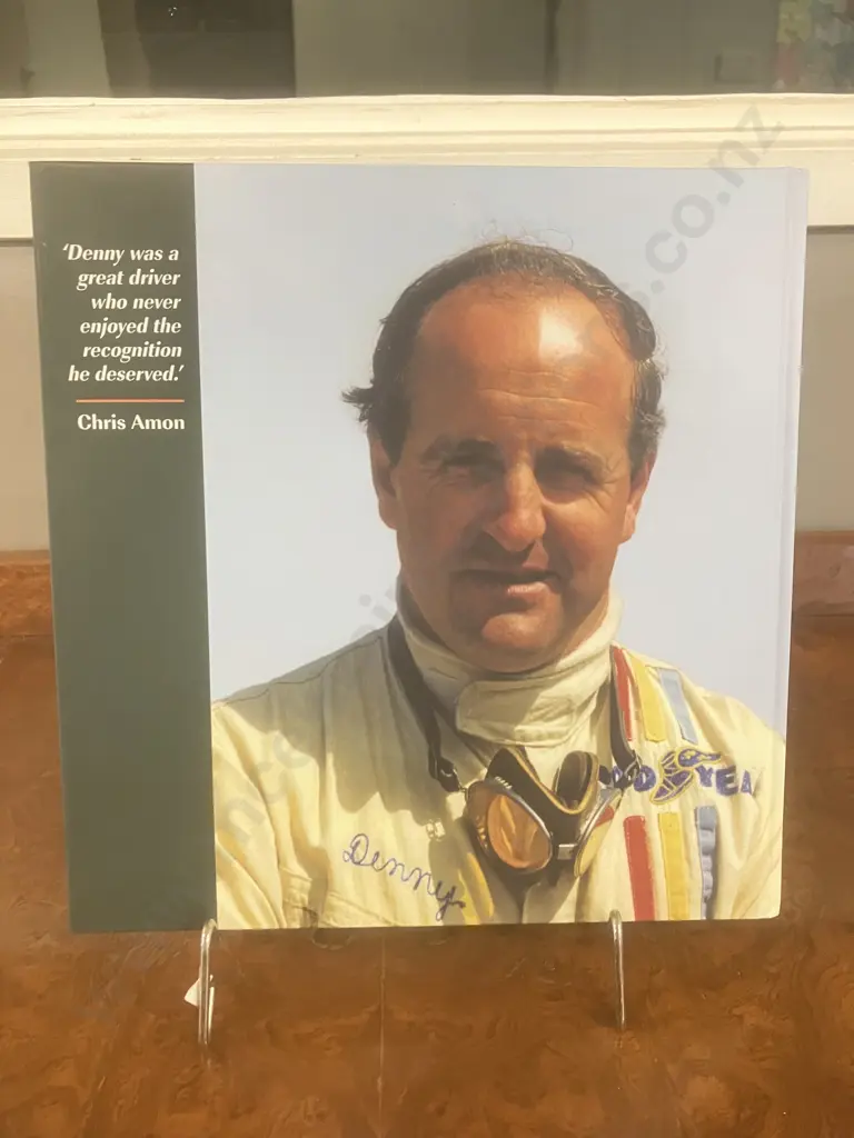 Denny Hulme A Celebration of a Kiwi Icon by Michael Clark. 2012 First Edition Publisher Bruce McLaren Trust, Auckland Image 1++