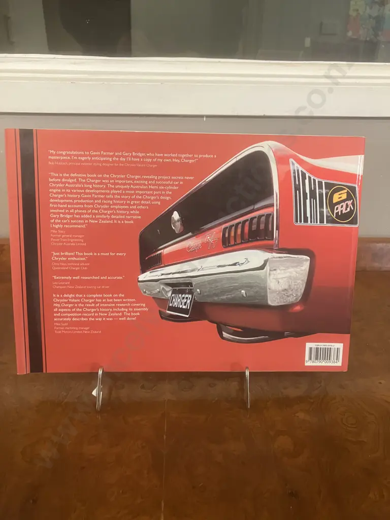 Hey Charger: The Sensational Chrysler Valiant Chargers of Australia - G Farmer & G Bridger 2003 First Edition Signed Image 1++
