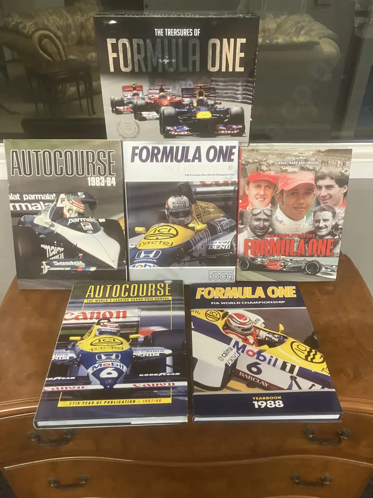 Formula One Books x Six - Autocourse, Foca Yearbook, The Complete Story, Treasures Of, FIA World Championship Image 1++