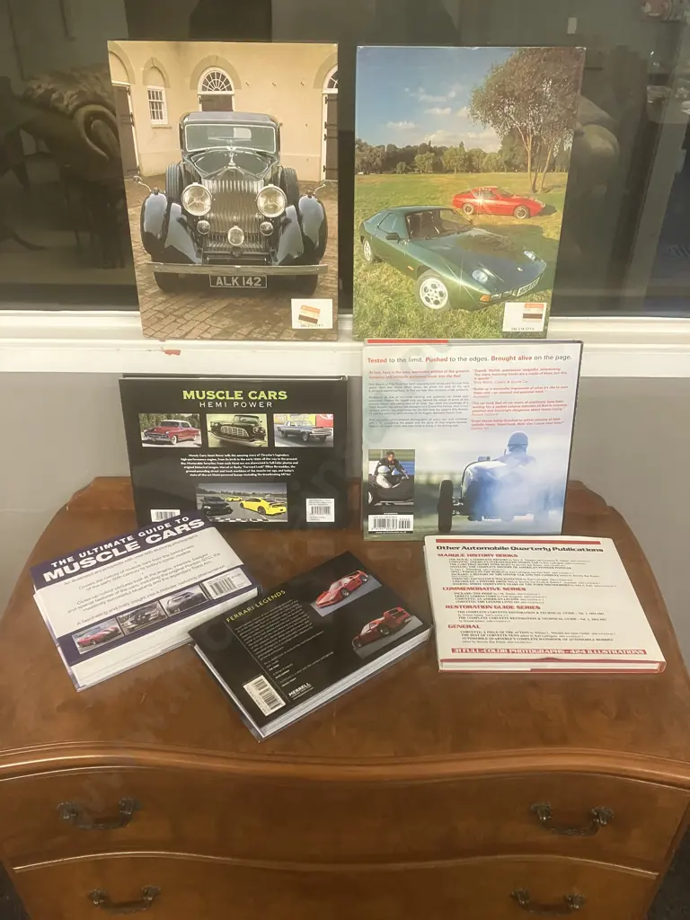 Books x Seven - Ferrari Legends, Passion For Speed, Camaro, Muscle Cars, Great Marques Image 1++