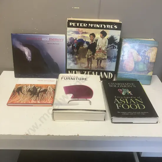 Books - Craig Potton MomentandMemory, Peter McIntyres New Zealand, Etc