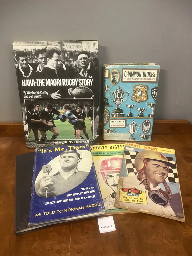Fifteen Men On A Dead Man's Chest by Murray Ball, Haka Maori Rugby Story, Sports Digest's, Champion Blokes Etc Image 1++