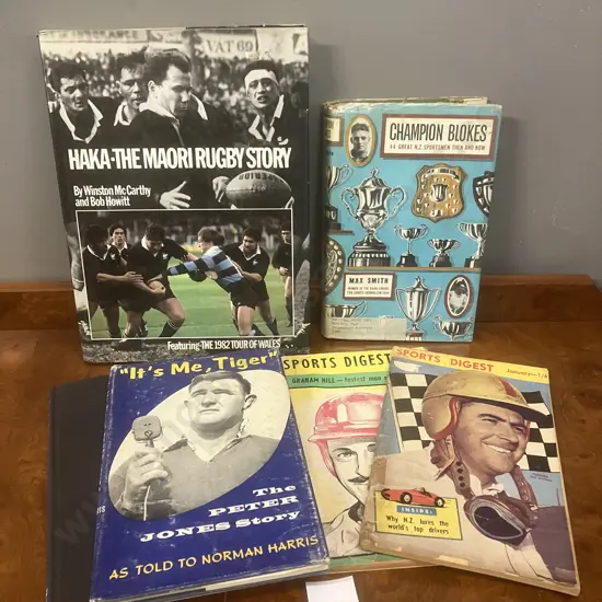Fifteen Men On A Dead Man's Chest by Murray Ball, Haka Maori Rugby Story, Sports Digest's, Champion Blokes Etc