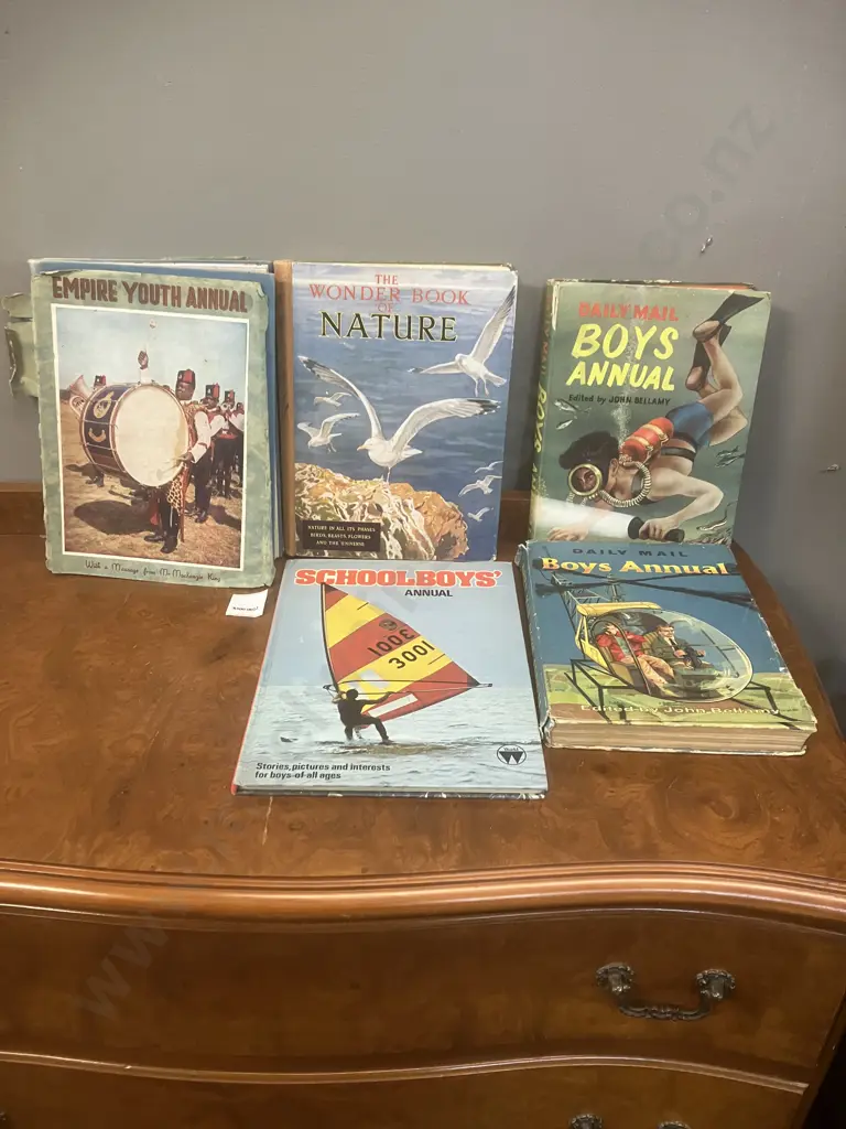 Empire Youth Annual 1948, Daily Mail Boys Annuals, The Wonder Book of Nature, Schoolboys Annual Image 1++