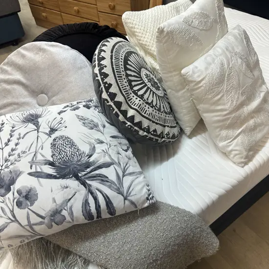 Selection Of Cushions & Throw