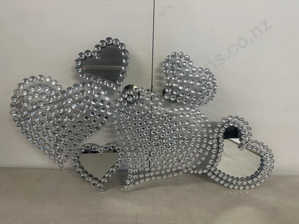 Love Art Mirrored Wall Art H51 W90cm. Image 1++