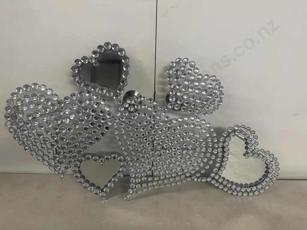 Love Art Mirrored Wall Art H51 W90cm. Image 1++