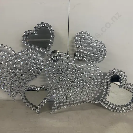 Love Art Mirrored Wall Art H51 W90cm.