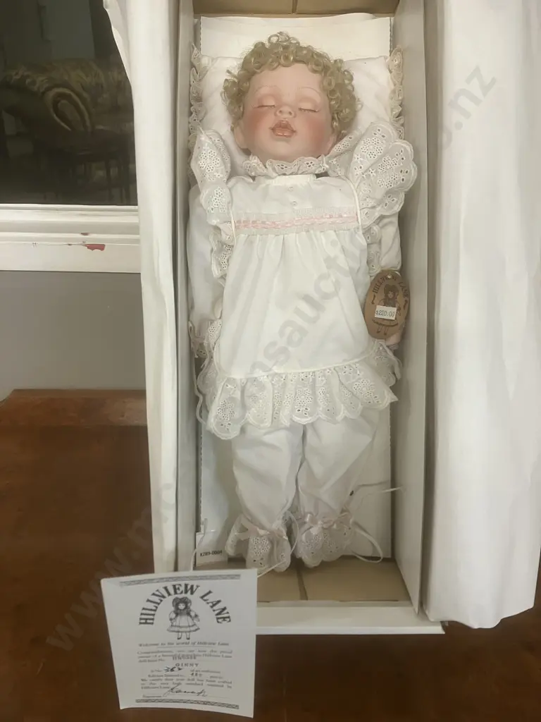 Ginny - Hillview Lane Porcelain Doll, Limited #362 / 480 With COA In Display Box, Original Clothing (45cm) #HN0305 Image 1++