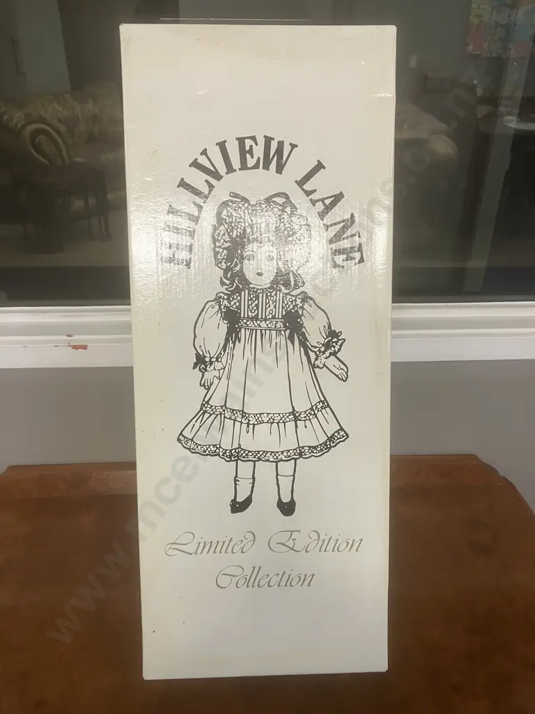 Amy - Hillview Lane Porcelain Doll, Limited Edition #194 / 360 With COA In Display Box, Original Clothing (48cm) Image 1++