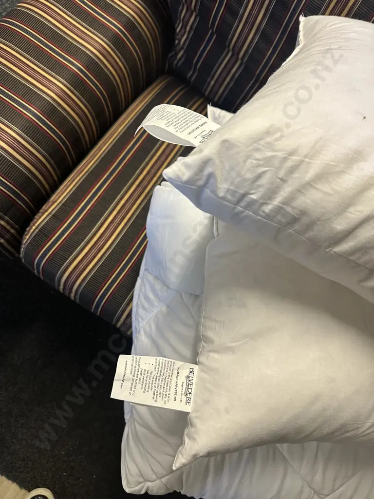 Kingsize Duvet Inner With a Pair of Belvedere Pillows Image 1++