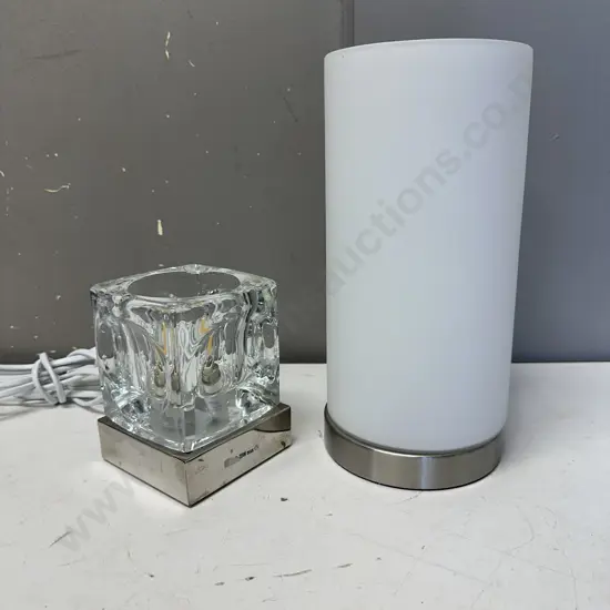 Modern Table Lamps Including Verve Cube & Lighting Plus Touch Lamp