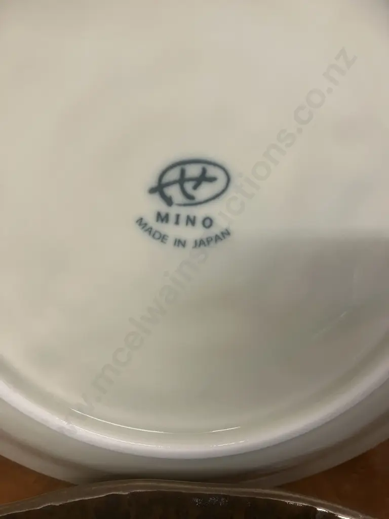 Mino Tableware x 12 Blue, Made In Japan Image 1++