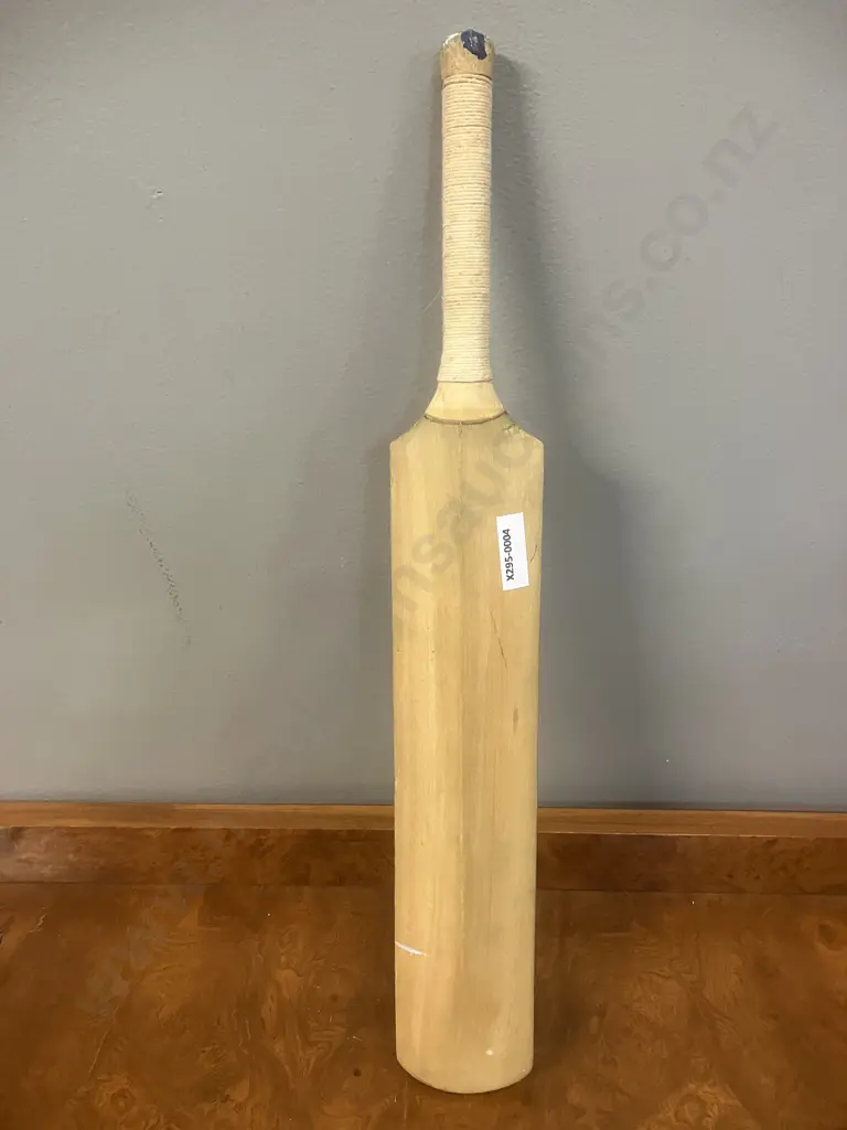 Sir Richard Hadlee Career Record Bat Signed by Richard Hadlee Image 1++
