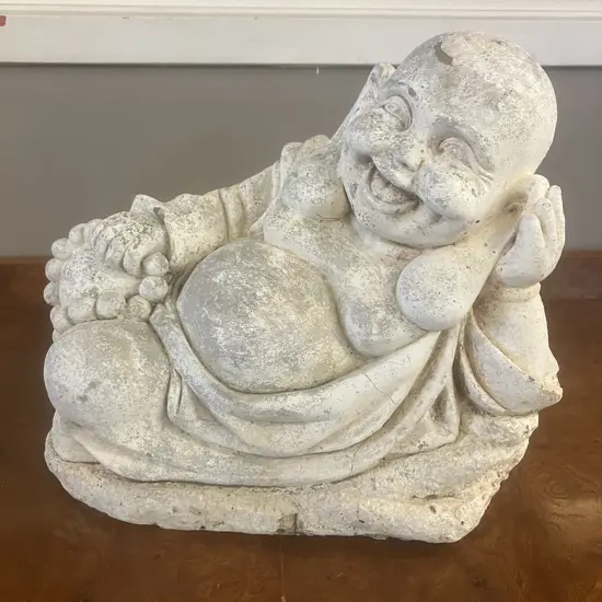 Buddha Garden Statue. H25 W31 D21cm