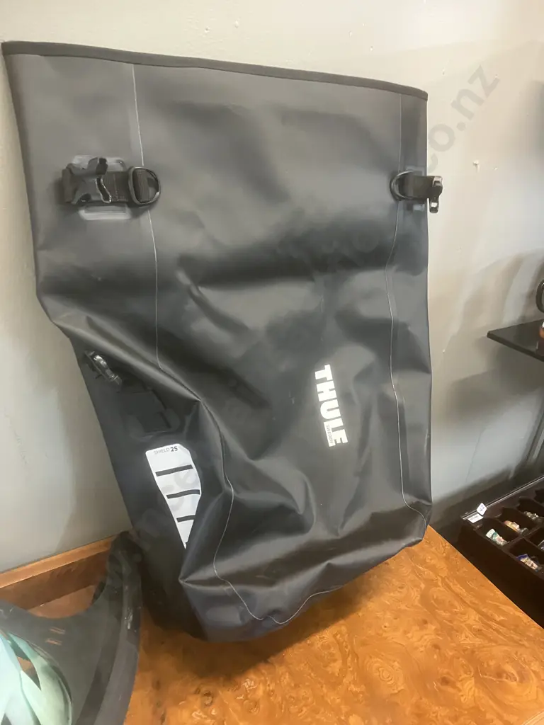 Thule Shield Pannier 25L, Abus Bike Lock, RockRider ST Helmet Sz L, Bike Mudguards, TDX 1.8M Level Image 1++