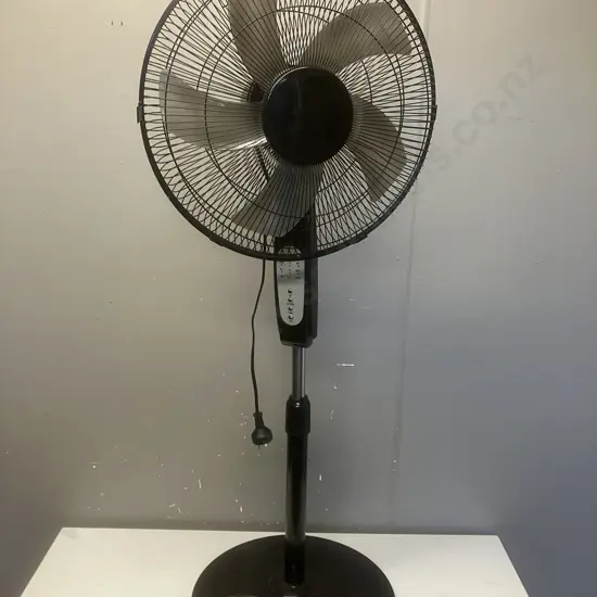 Living & Co Black Pedestal Fan 60W