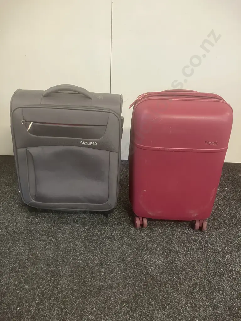 Lipault Paris Suitcase & American Tourister Roller Case Image 1++
