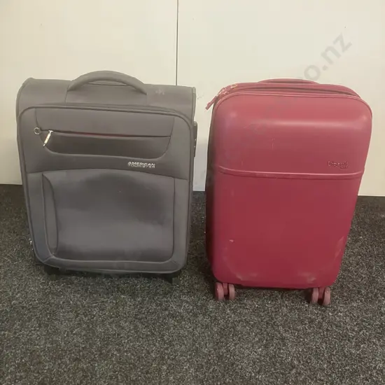 Lipault Paris Suitcase & American Tourister Roller Case