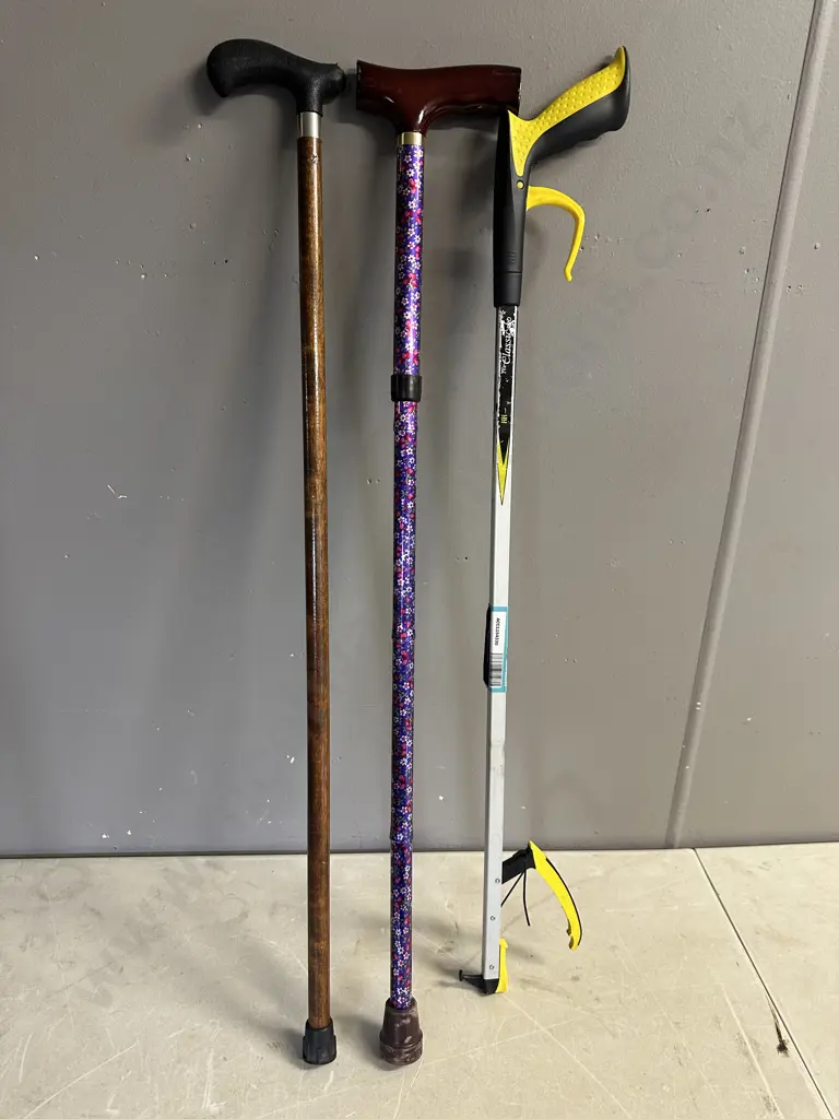 Walking Sticks & Classic Pro Reacher Image 1++