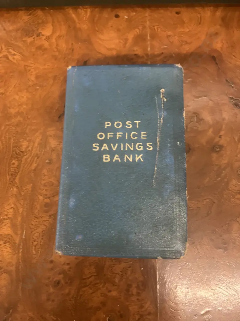 Poker Set In Case With Post Office Savings Bank Book Money Box (Locked & No Key) Image 1++
