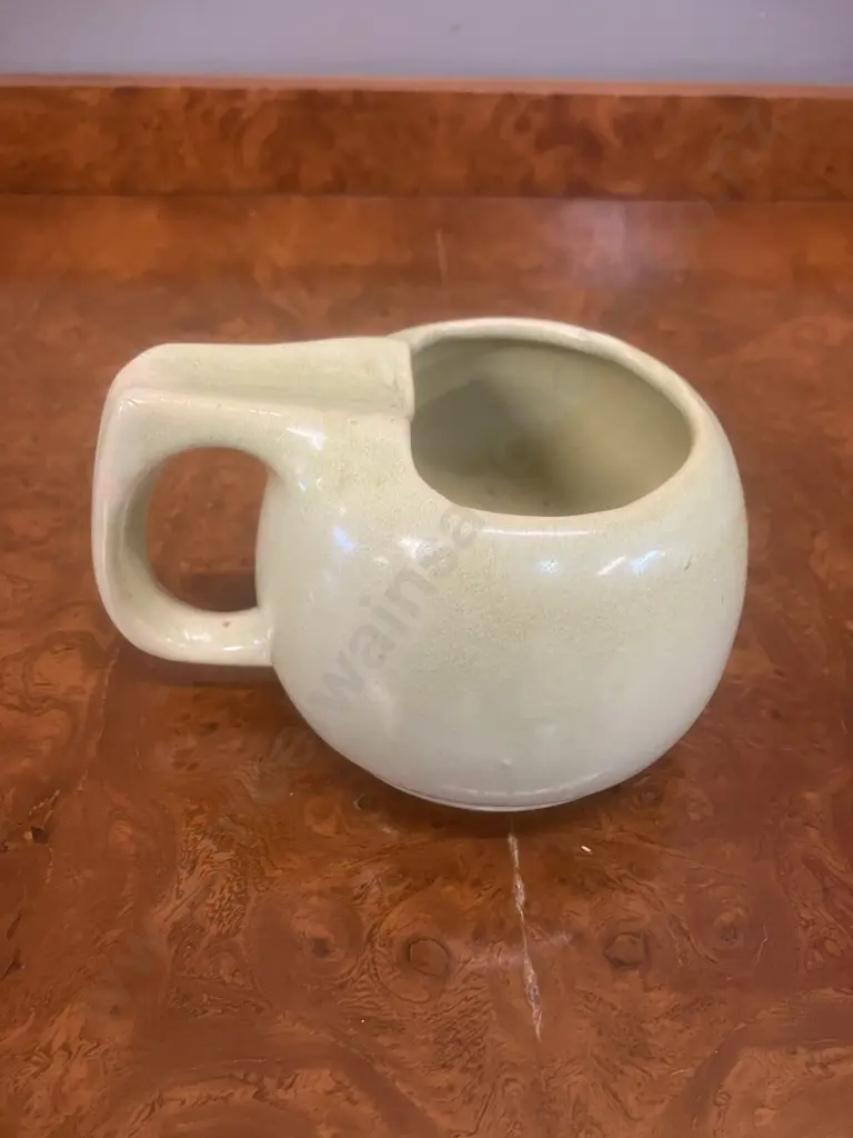 Crown Lynn Green Shaving Mug Image 1++