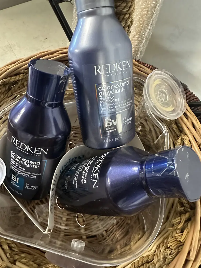 Redken Hair Products, Cane Baskets & Love Heart Shelf Image 1++