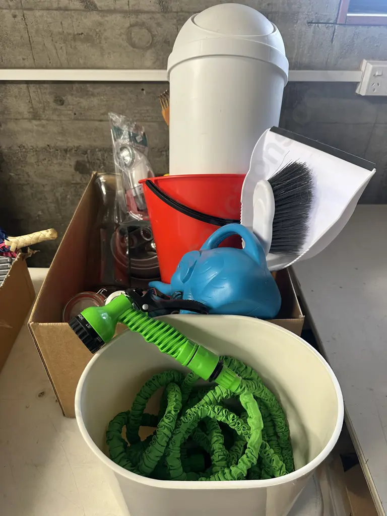 Rubbish Bins, Bucket, Hose Etc Image 1++