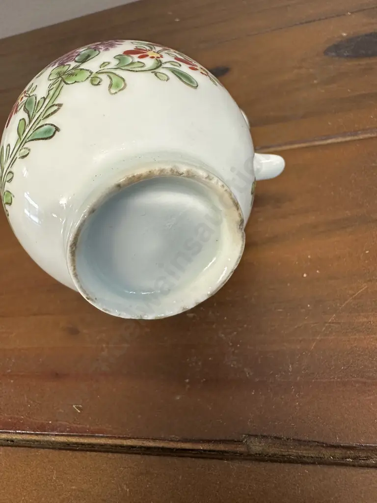 Antique Lowestoft Cream Jug Image 1++