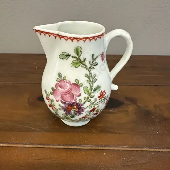 Antique Lowestoft Cream Jug