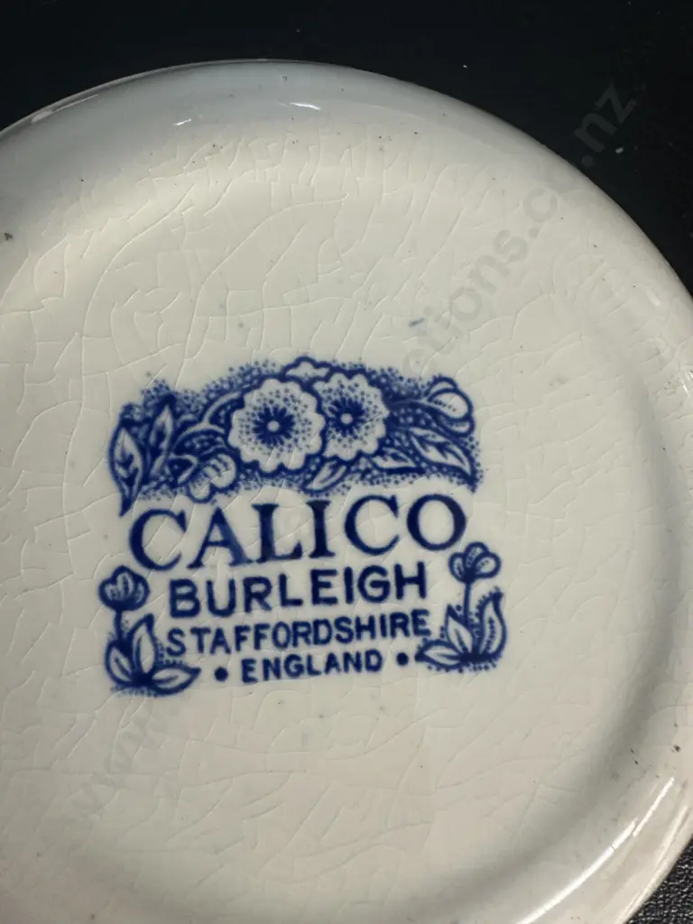 Selection Of Burleigh Staffordshire Calico China Items Image 1++