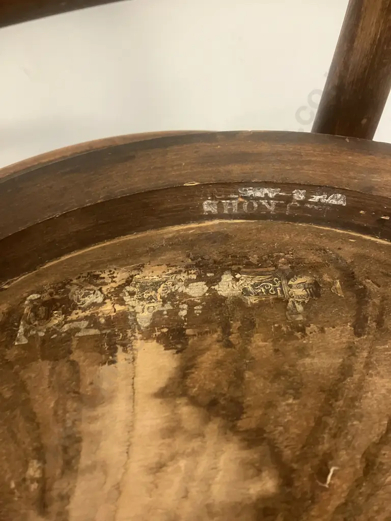 Antique Bentwood Chairs by Jacob & Josef Kohn Vienna, Stamped Base and/or Original Paper Label, Set of 3. 1890-1910 Image 1++