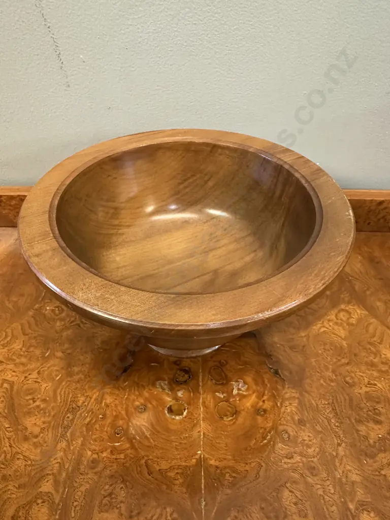 Swamp Kauri Hand Carved Bowl H13 Dia23cm. Image 1++