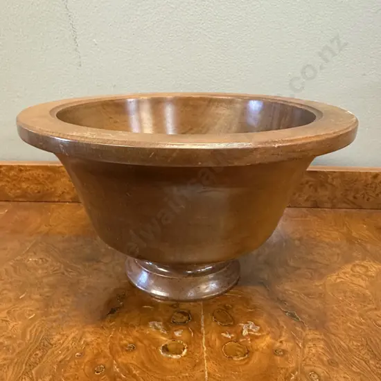 Swamp Kauri Hand Carved Bowl H13 Dia23cm.
