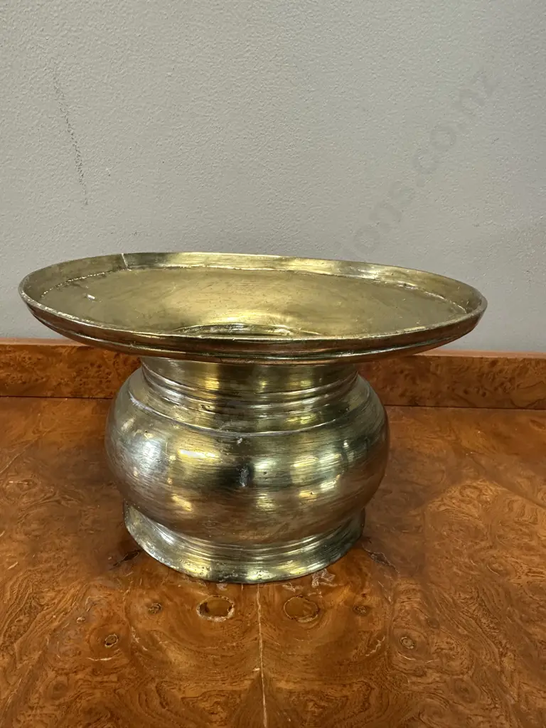 Brass Planter Pot H13 Dia22 Image 1++