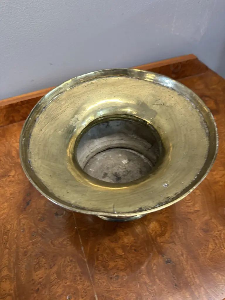 Brass Planter Pot H13 Dia22 Image 1++