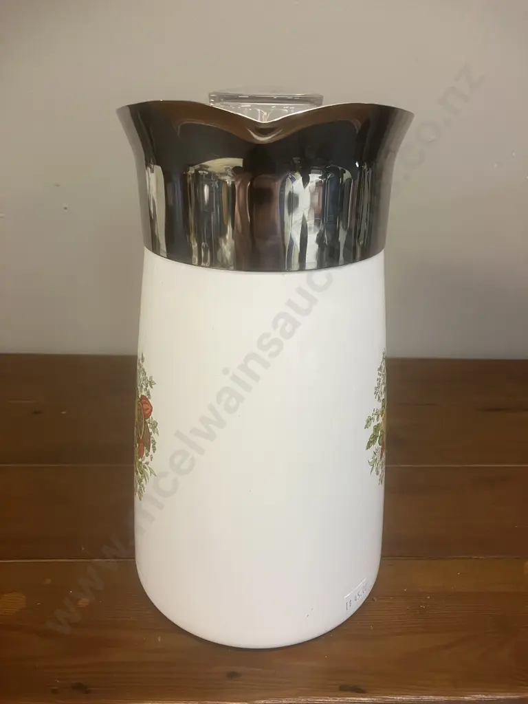 Vintage Corning Ware 10-Cup Le Cafe "Spice of Life" Stove Top Coffee Pot. Model  P-149-8 Image 1++