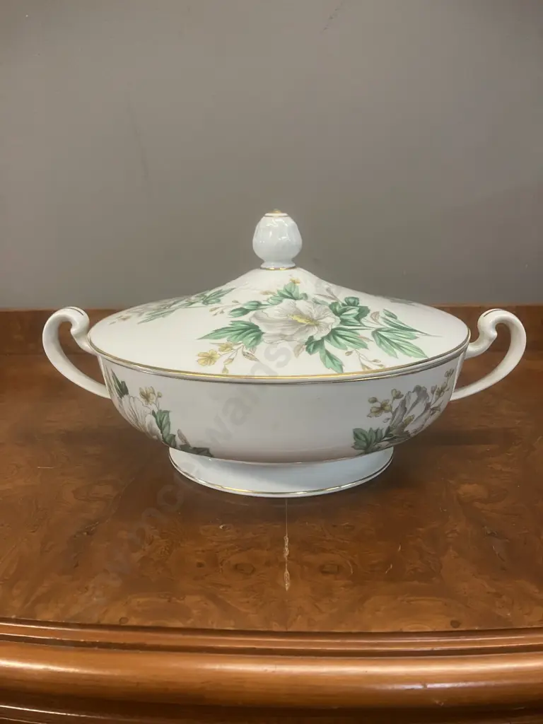 Mid Century c1952-1953 Gramercy by Noritake RC Japan Porcelain Covered Vegetable Serving Bowl Image 1++
